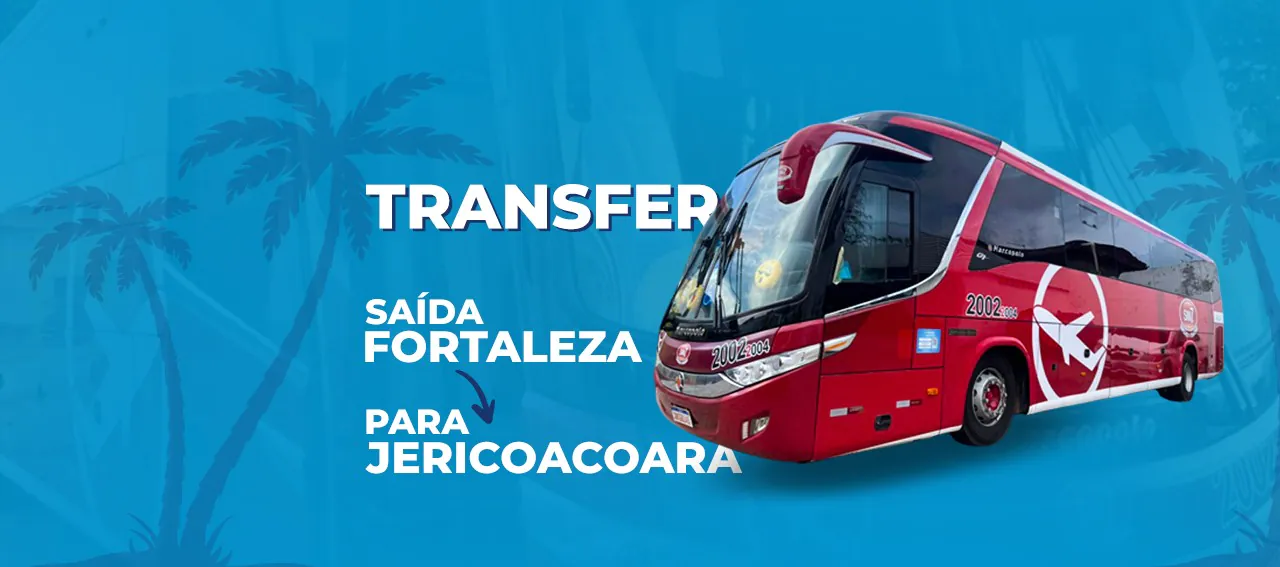Combo Ida e Volta – Vaga em Ônibus De Fortaleza Para Jericoacoara com retorno para Fortaleza (serviço regular diariamente)