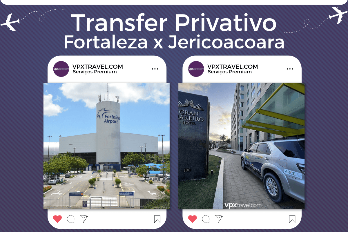 Private Transfer from Fortaleza to Jericoacoara in a passenger vehicle: Toyota Hilux or Similar